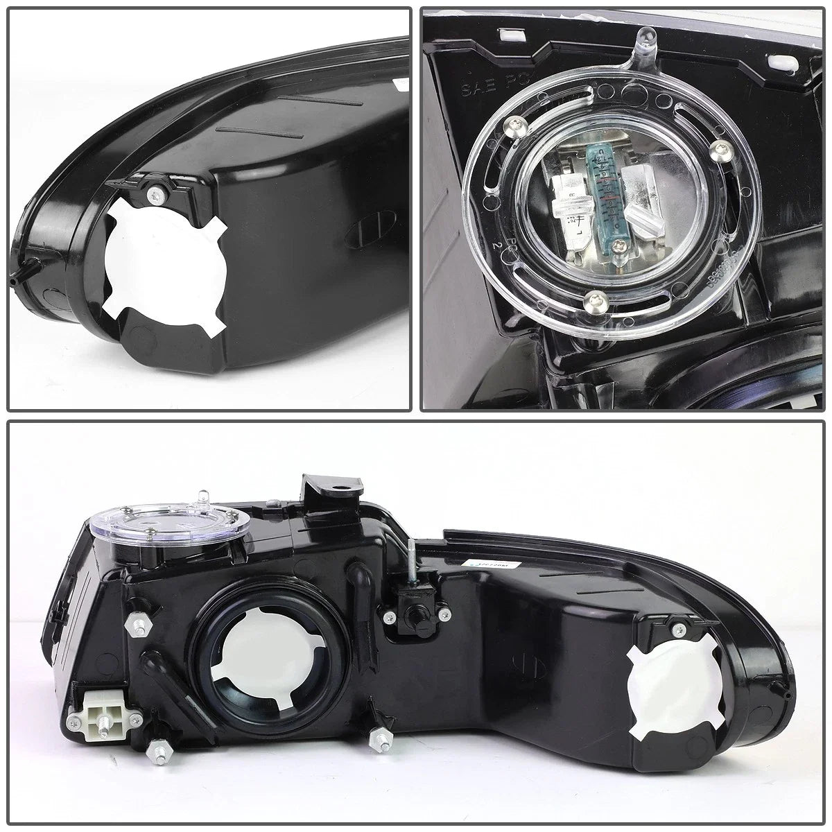 Smoked/Amber Signal Headlight for Dodge Grand Caravan Grand Voyager (1996–2000)