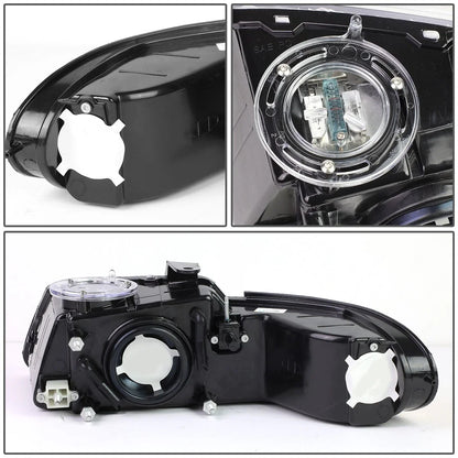 Smoked/Amber Signal Headlight for Dodge Grand Caravan Grand Voyager (1996–2000)