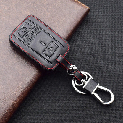 Leather Key Fob Cover Case for GMC Sierra, Chevrolet Silverado (223)