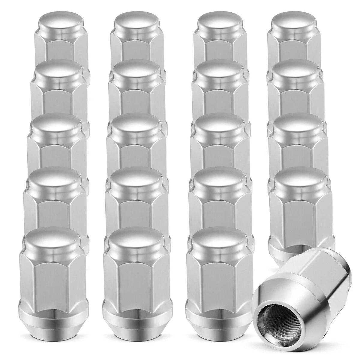 Chrome Acorn Lug Nuts for Chevrolet El Camino Monte Carlo (1964–1972)
