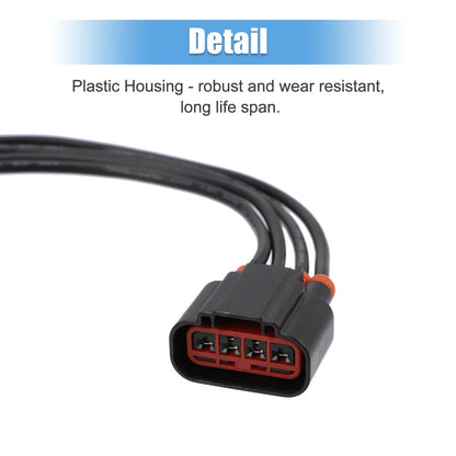 Motor Resistor Repair Connector Plug Harness for Ford (2003–2007) 3U2Z14S411ZEA