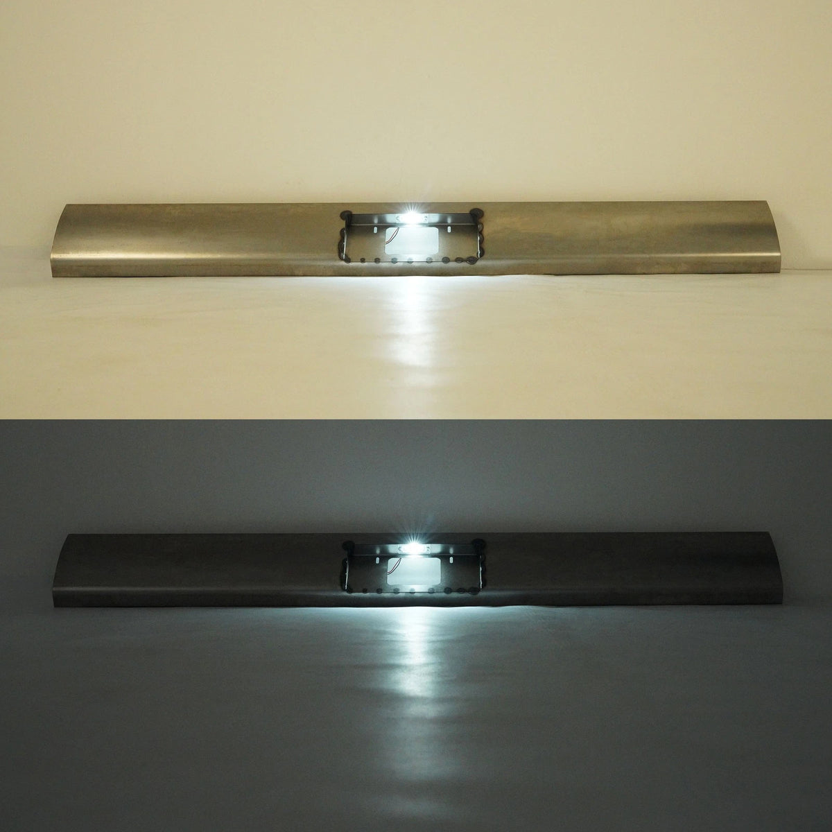 Roll Pan Plate with LED Light for Ford F-100 F-150 (1973–1979) BACP000216