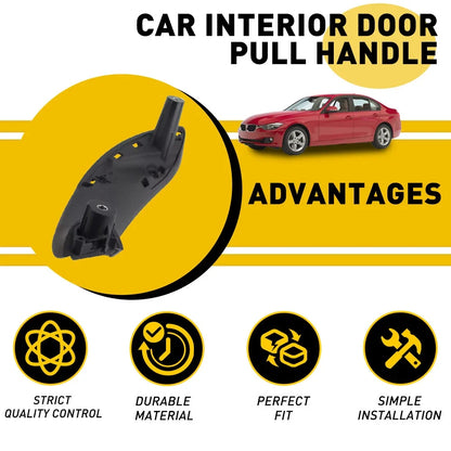 Set of 4 Black ABS Door Pull Handle Armrest Panels for BMW F30 F35