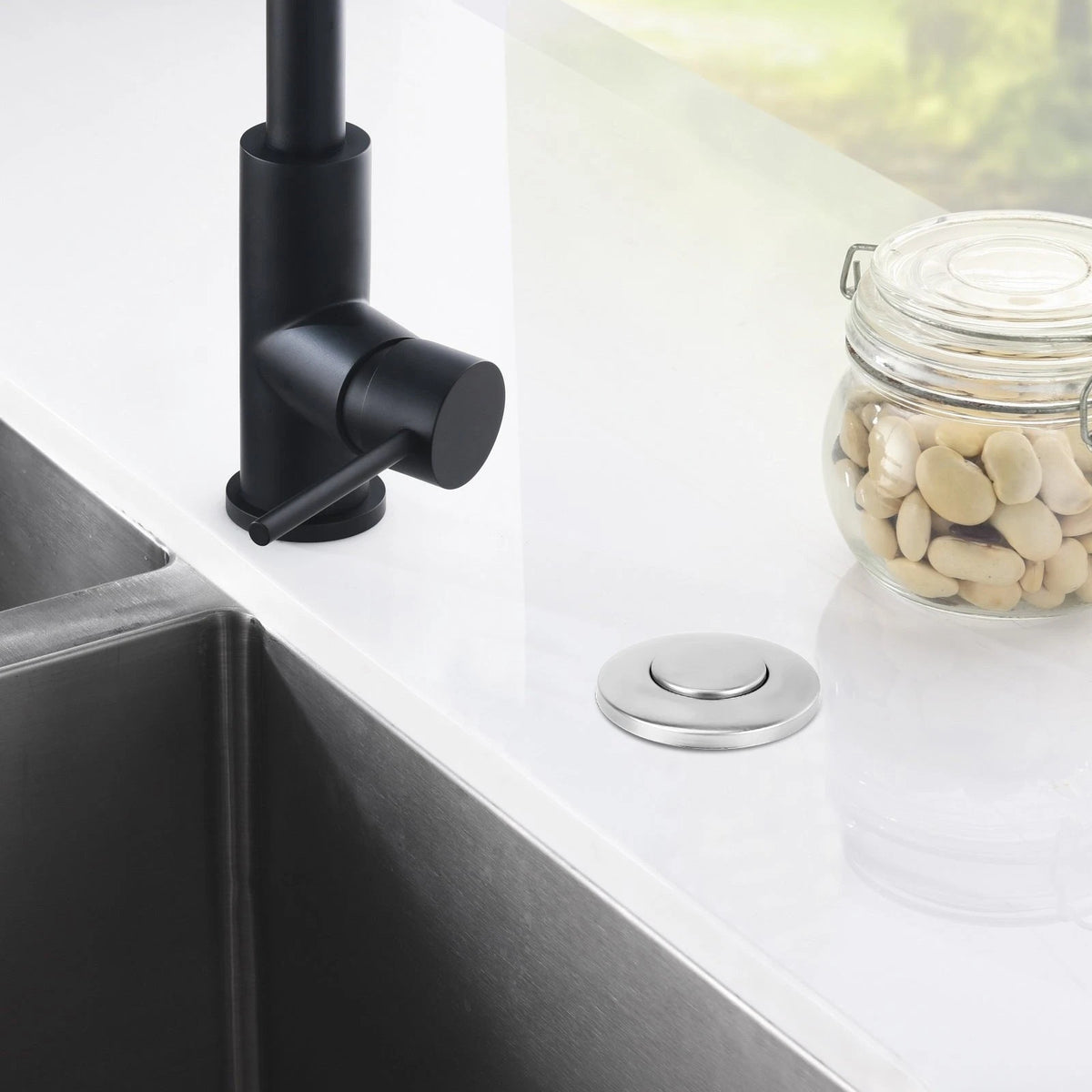 Air Switch Kit for Garbage Disposal (3.58” Extra Long)