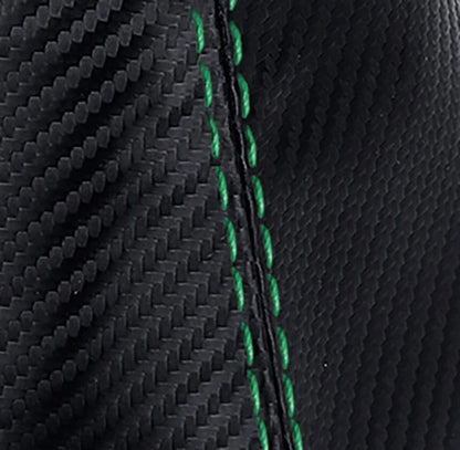Manual Shift Boot Cover for Acura NSX (1991–2005) Carbon Fiber Green Stitch