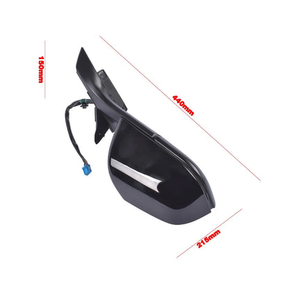 Heated Power Fold Black Right Passenger Side Mirror for Tesla Model 3 (2017–2022)