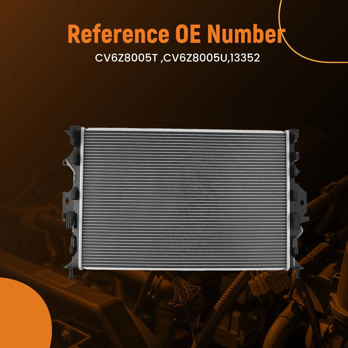 Aluminum Radiator for Ford Focus 2.0L EcoBoost MT 2013-2018 (CV6Z8005U)