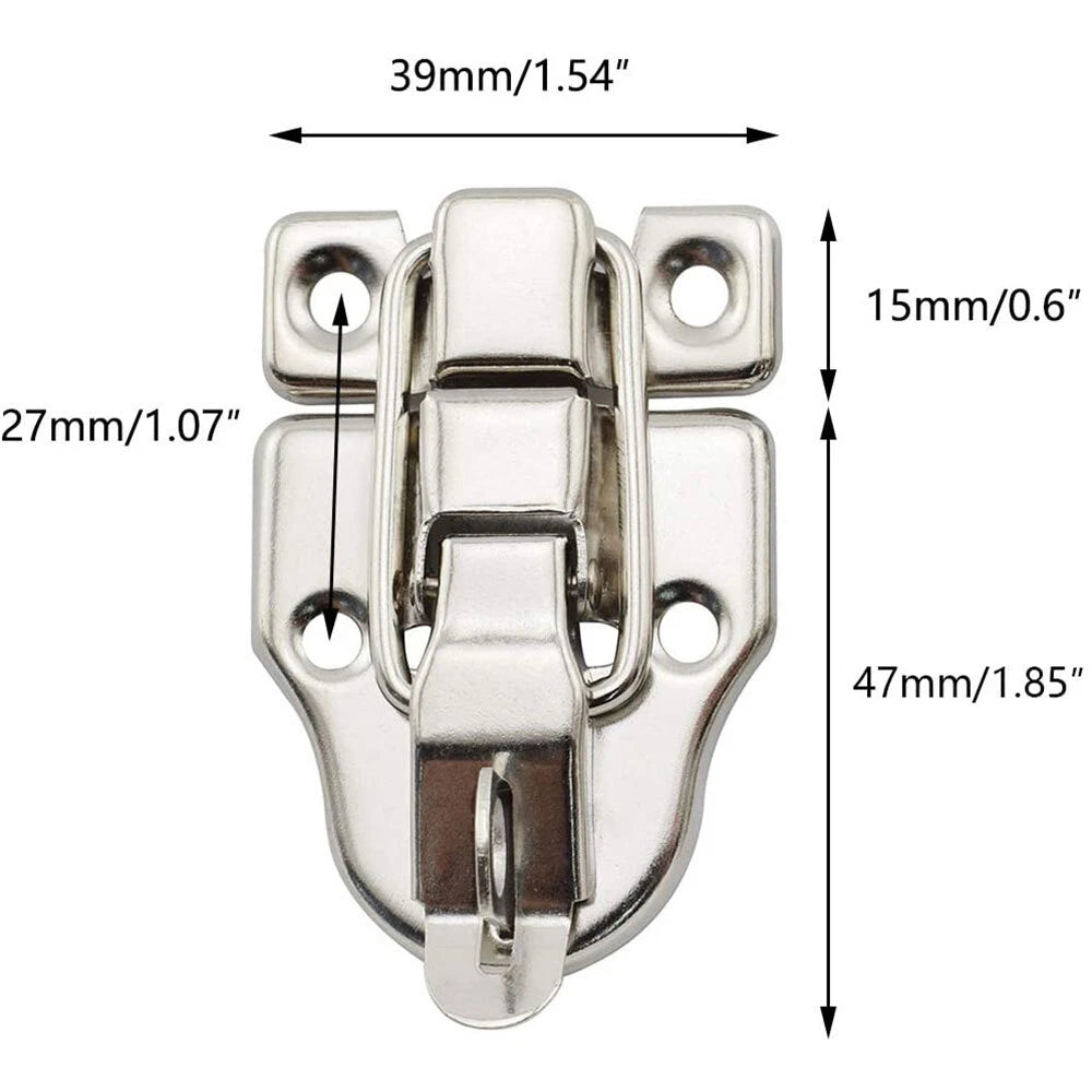 2X Latch Clasp Toggle Lock Buckle for Tool Box Case Decoration