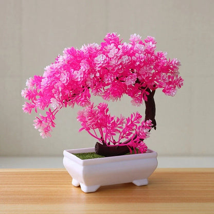 Faux Plant 19cm Potted for Living Room Desk Shelf
