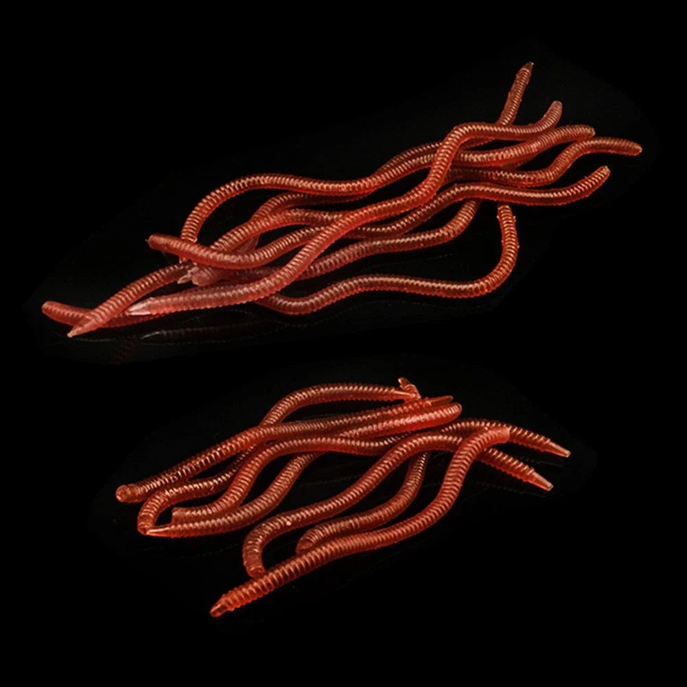 20pcs Artificial Earthworm Fishing Lures for Universal Use