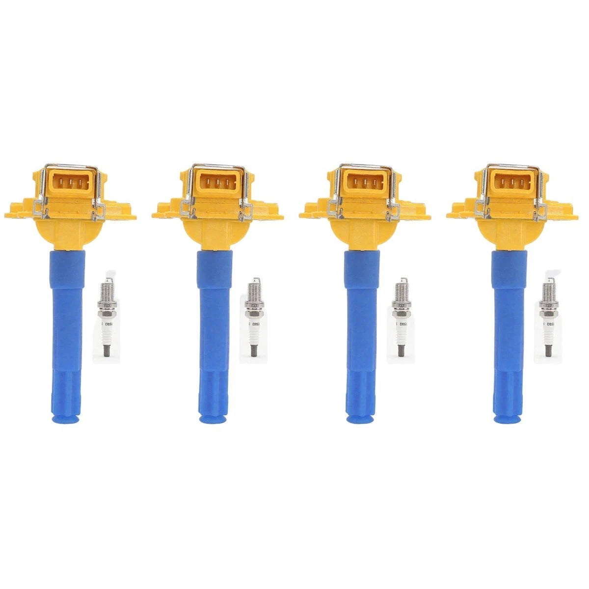 Ignition Coil and Spark Plug Kit for VW Golf Audi A4 Passat (18101025, UF290T)