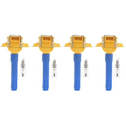 Ignition Coil and Spark Plug Kit for VW Golf Audi A4 Passat (18101025, UF290T)