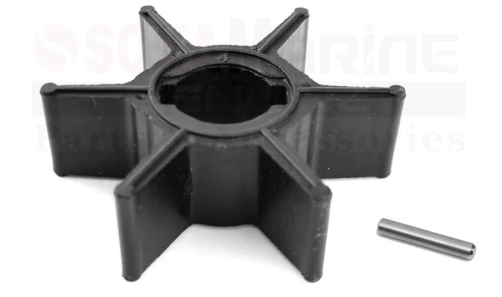 Water Pump Impeller & Key for Johnson Evinrude 2HP 2.3HP 3HP 3.3HP (N/A)