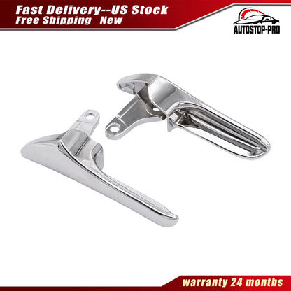 Set of 2 Chrome Door Pull Handles for Mercedes E500 (2003–2006) A2117660224, A2117660124