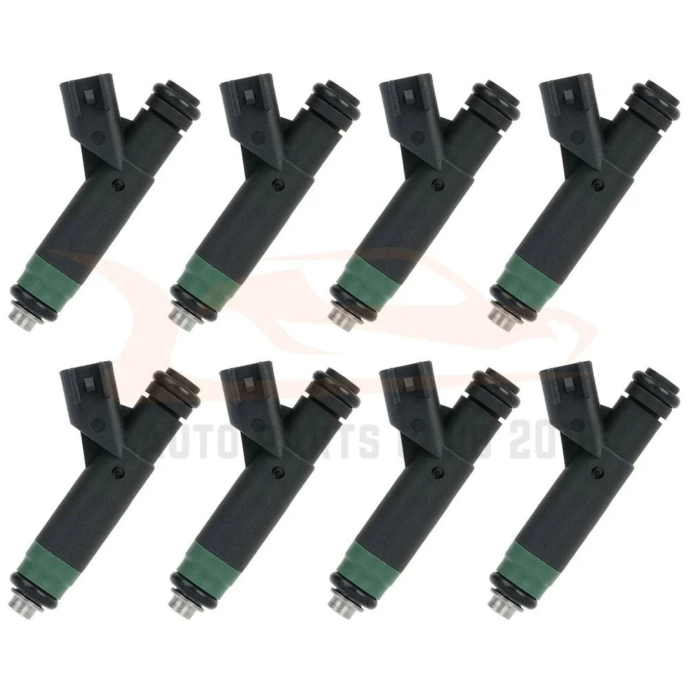 Set of 8 Fuel Injectors for Dodge Dakota Durango Jeep Commander Grand Cherokee (2000–2009)