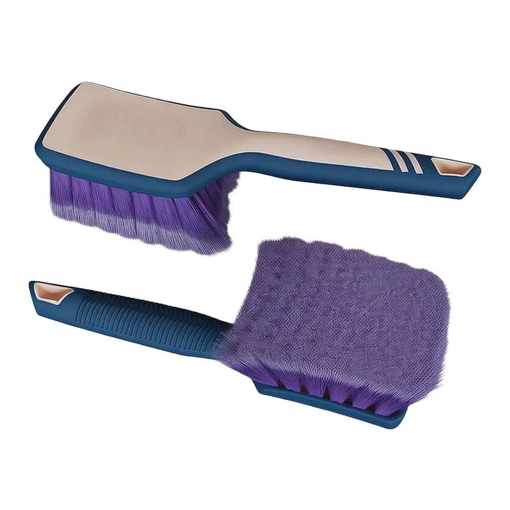 Tire Brush for Car Truck RV Wheel Cleaning with Rubber Handle