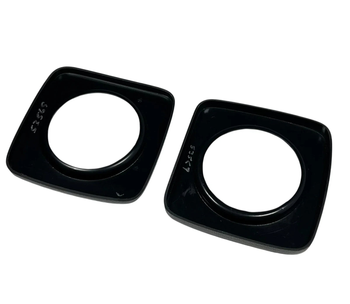2X Marine Carbon Gauge Trim for 3 3/8in Cutout