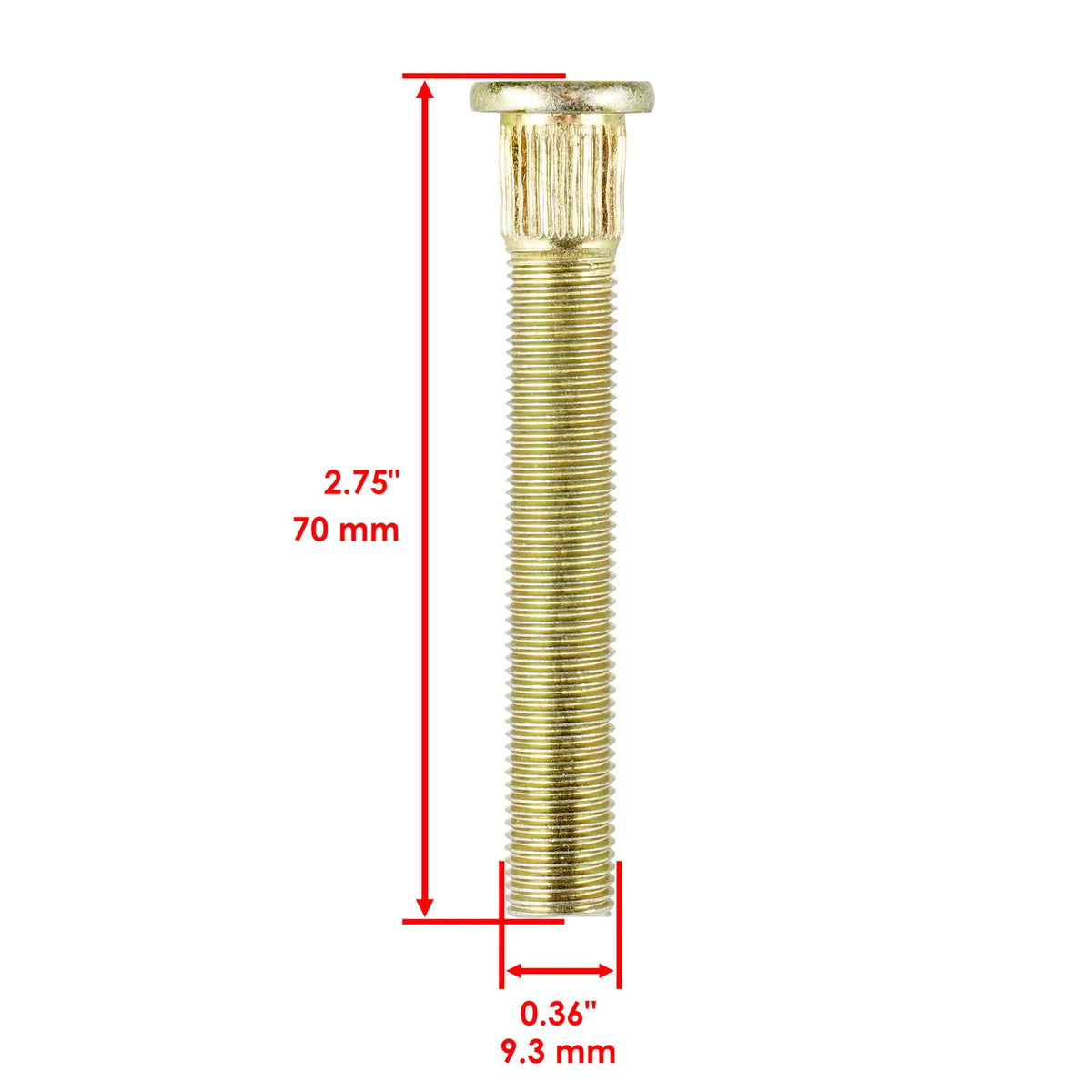 Front Left Right Wheel Hubs with Studs & Bearings for Polaris RZR 800 EFI (2010–2014) WH103AA2041