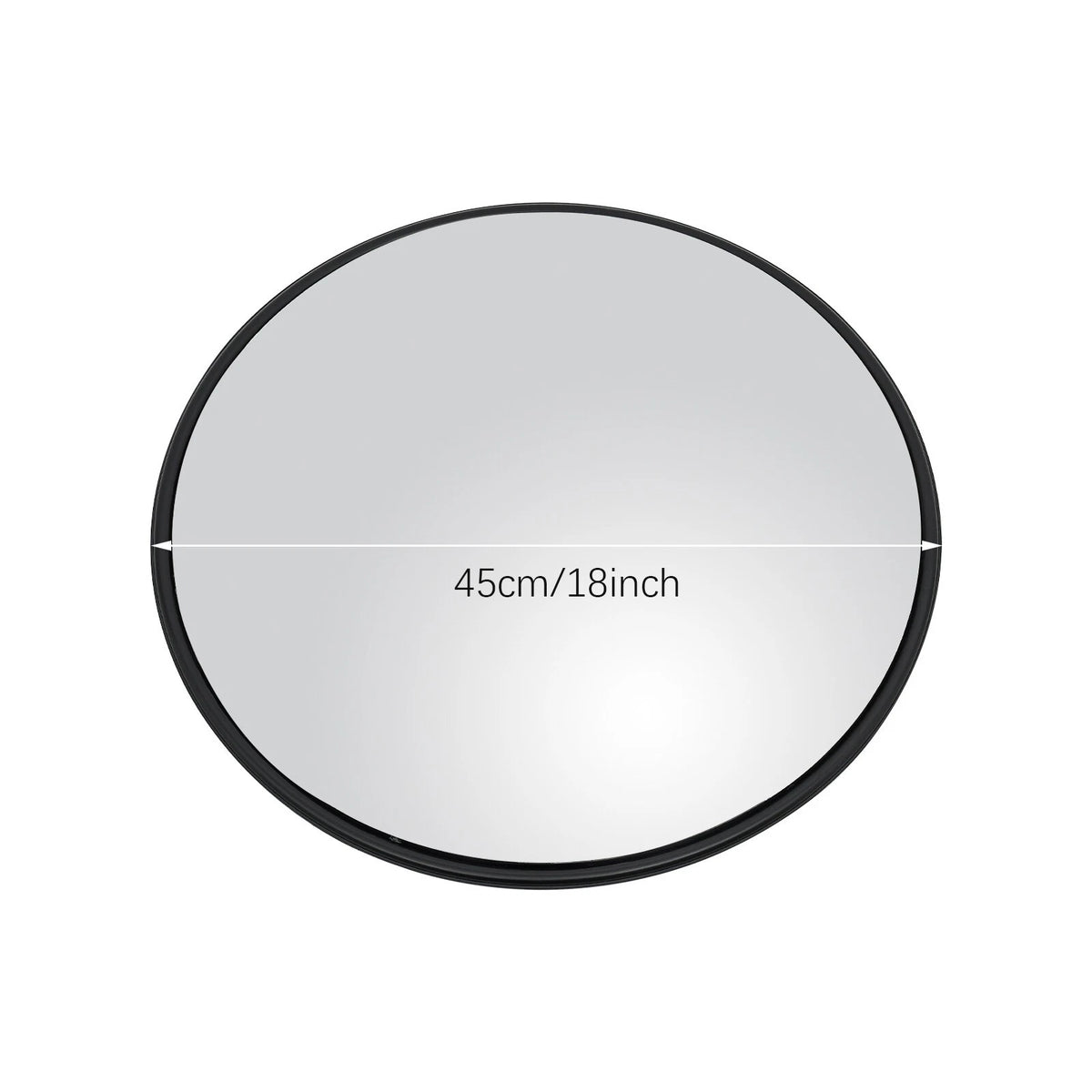 18" Round Corner Convex Mirror for Outdoor Security Driveway Garage