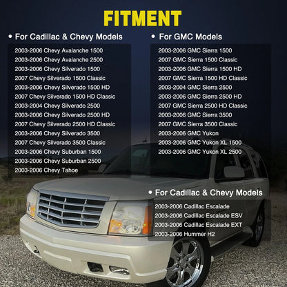 Headlight Dimmer Switch for Chevy Silverado 1500 2003–2007
