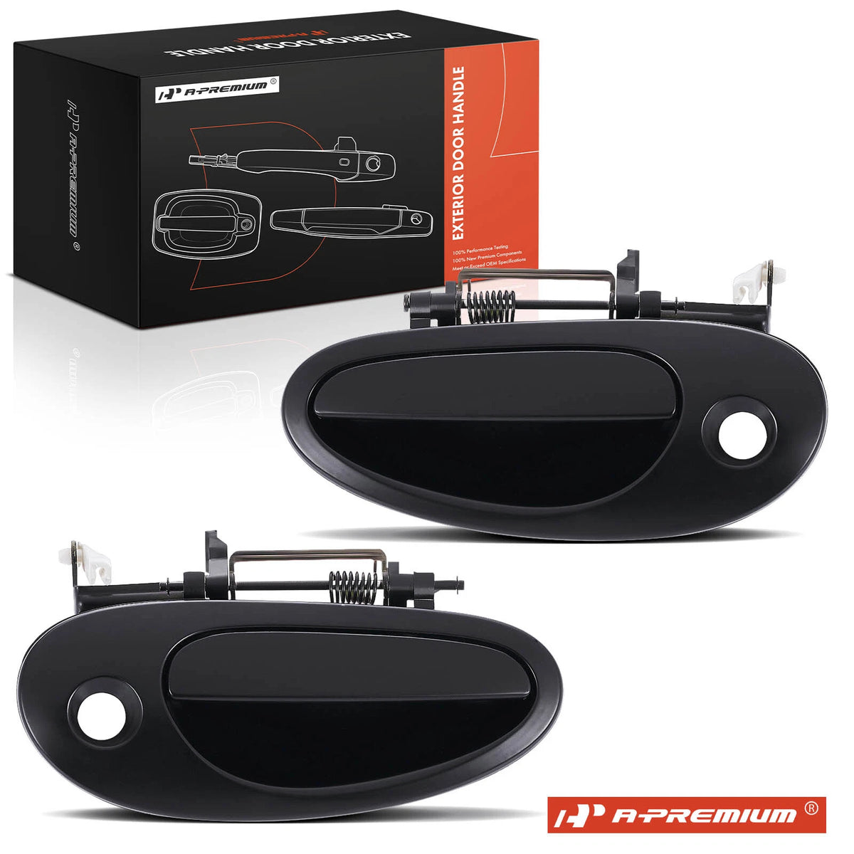 2X Front Exterior Door Handle for Chrysler Intrepid 1998–2004 (LF02DX8AD, LF02AXRAE)