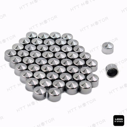 50 Piece Chrome Cap Dress Kit for Harley Touring (2007–2017)