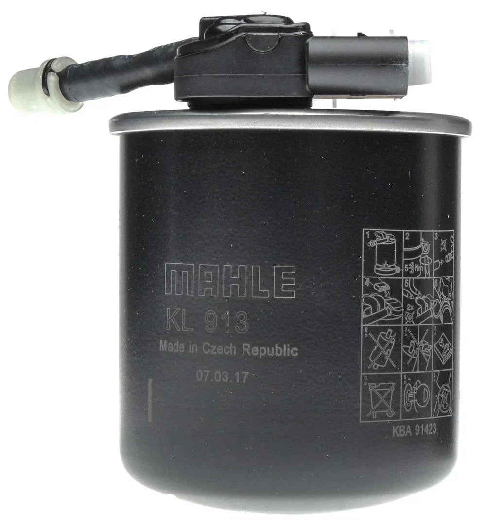 Mahle In-line Fuel Filter for Mercedes W204 W211 X166 E250 GLE300d GLK250 ML250 (2007–2020)