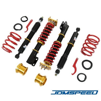 Set of 4 Adjustable Height Coilover Struts for Ford Mustang (1994–2004)