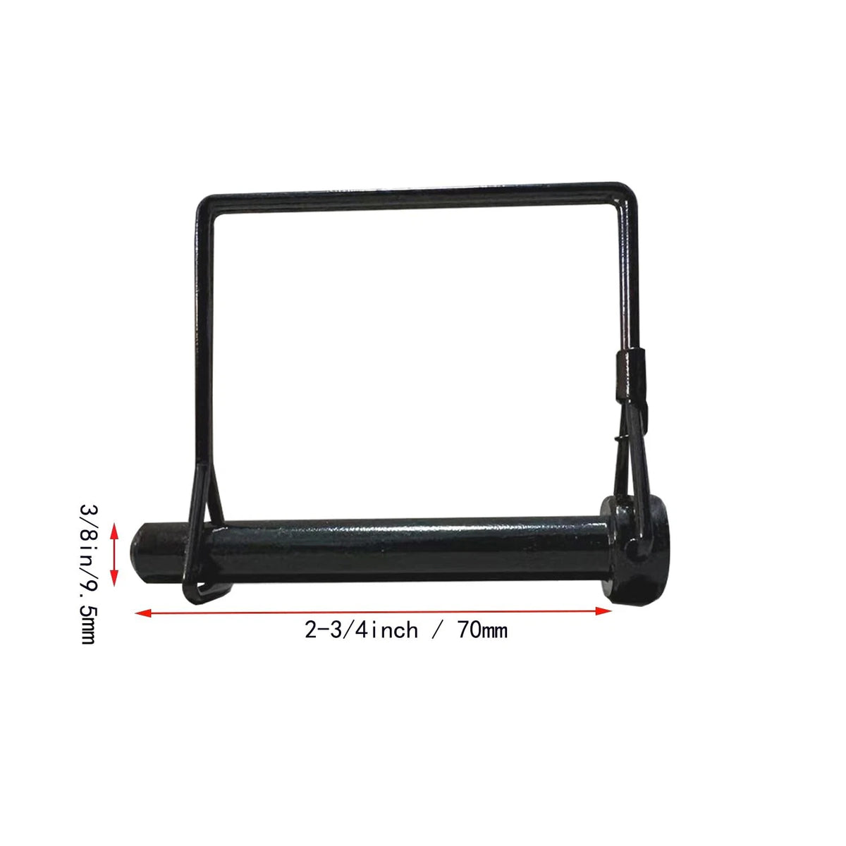2 Pack Trailer Hitch Pin 3/8 x 4 Inch for Towing Coupler