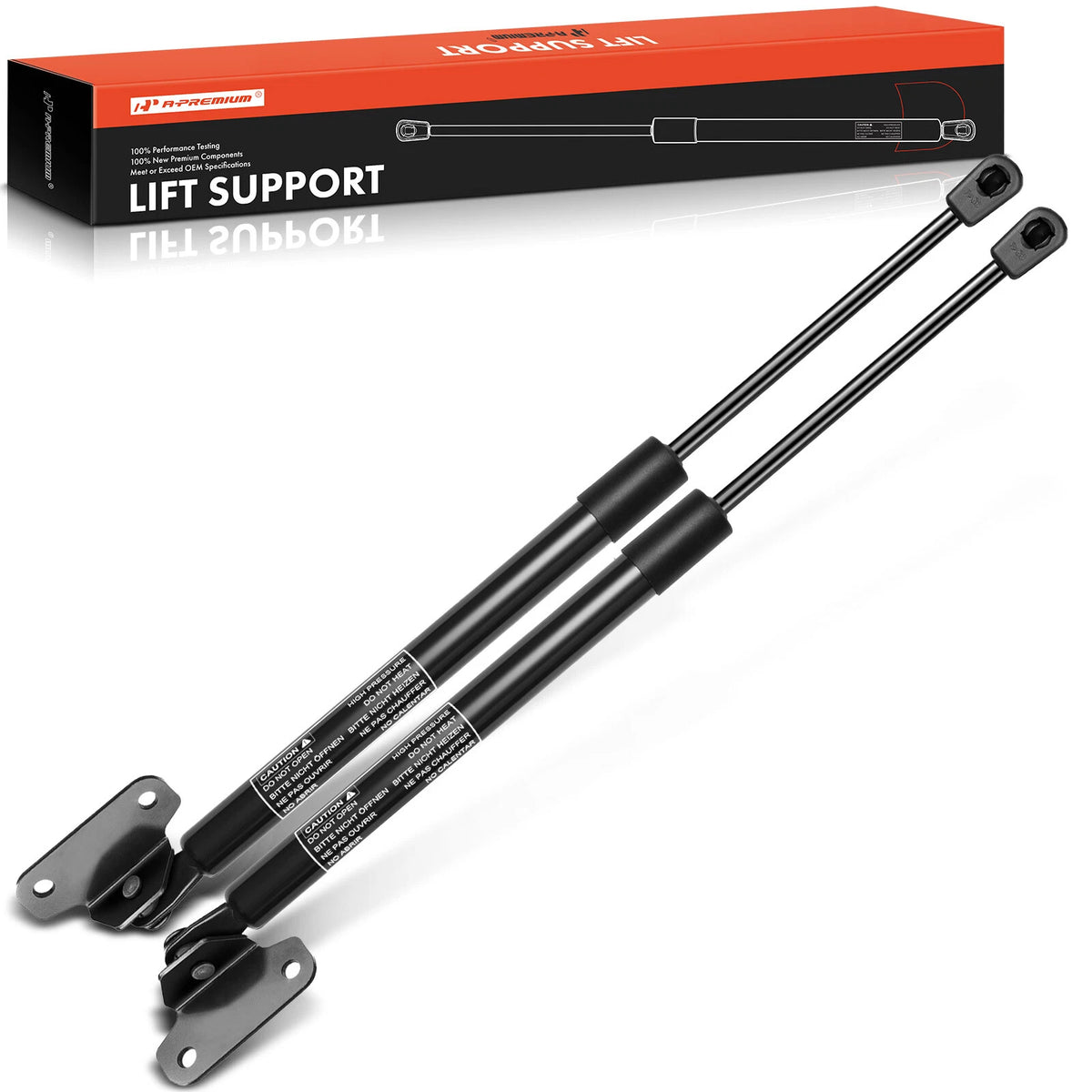 2X Front Hood Lift Supports Struts for Honda Accord (2003–2007) 74145SDBA02, 74195SDBA02, 4157