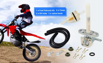 Fuel Petcock Valve for Honda CRF50F CRF70F CRF80F CRF100F CRF150F CRF230F XR50R (2004–2023)