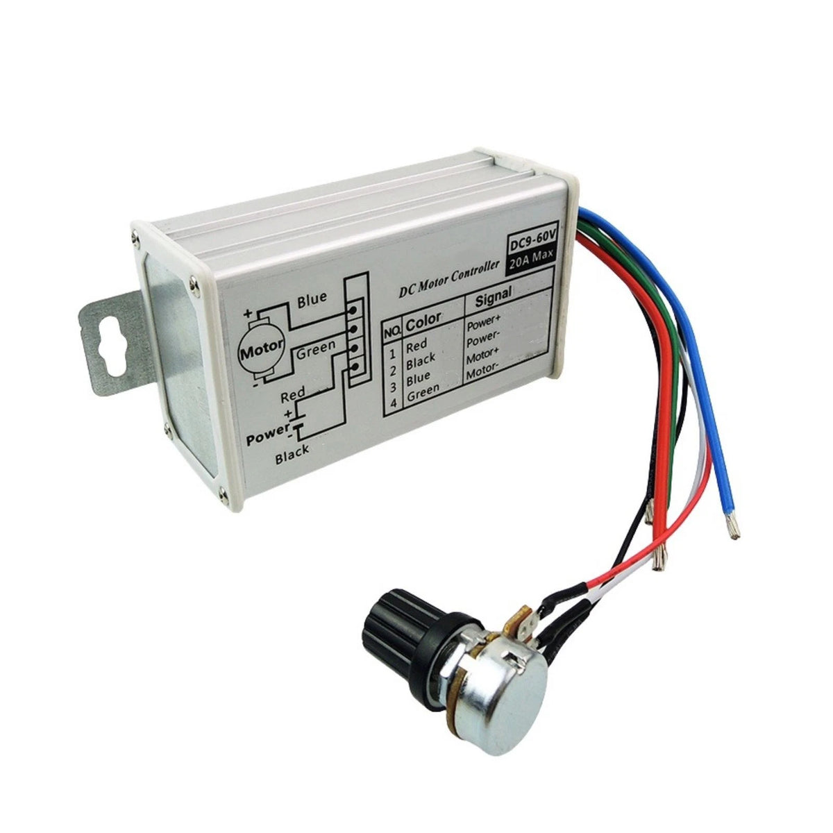 DC Motor Speed Controller Switch for Various Applications (105mm Hole)