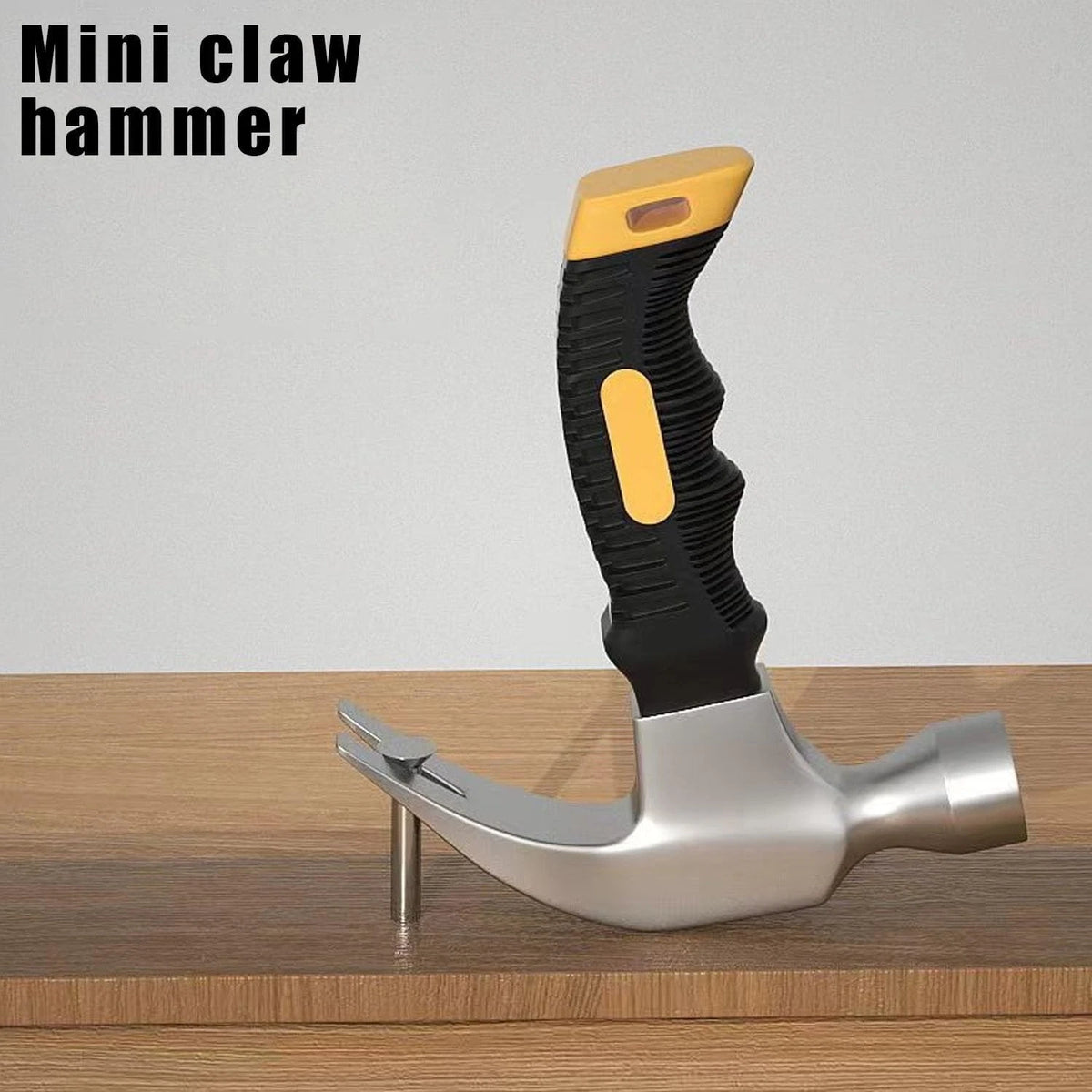 2 Pack Small Claw Hammer for Kids - Non-Slip Handle Mini Steel Head