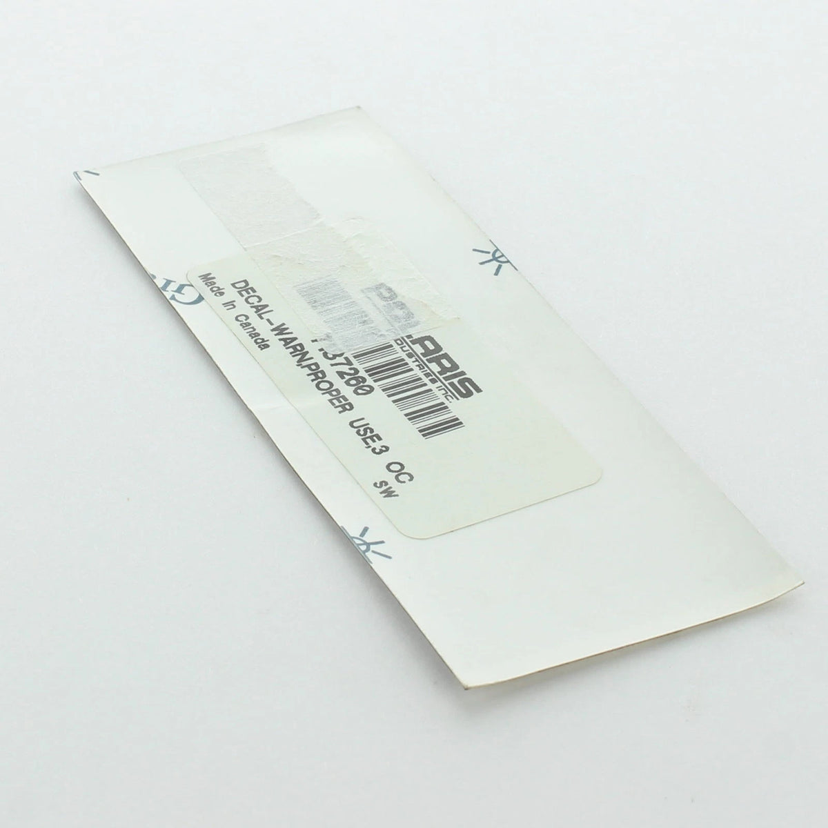 Proper Use Warning Decal for Polaris (7187260)