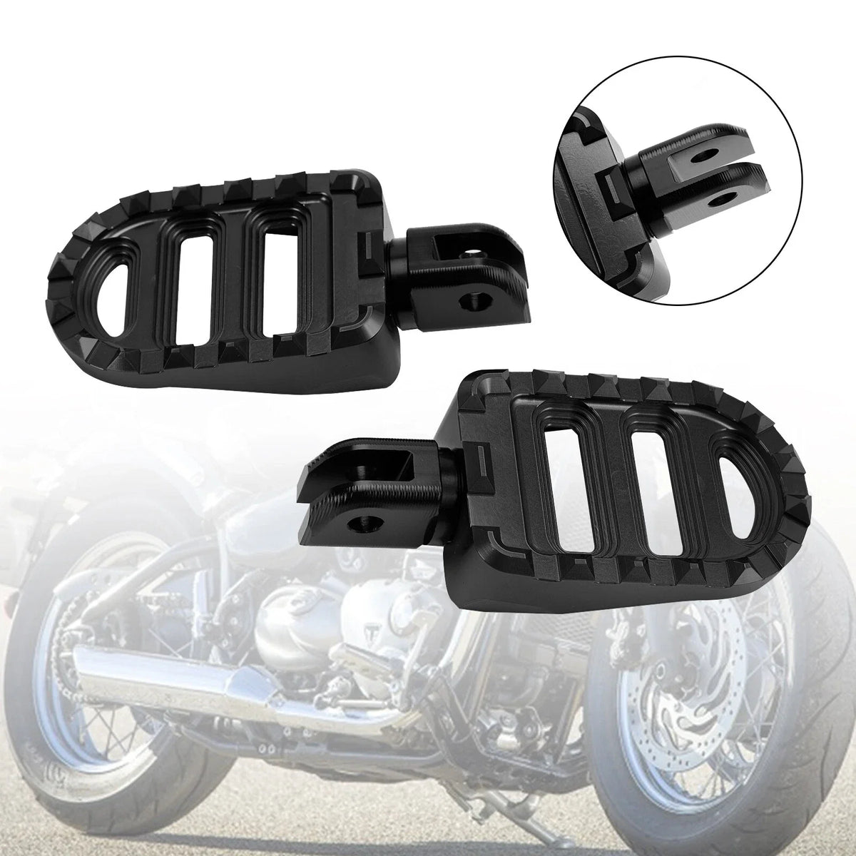 Front Footrests Foot Pegs for Speedmaster (2018–2023) & Rocket 3GT (2020–2023)