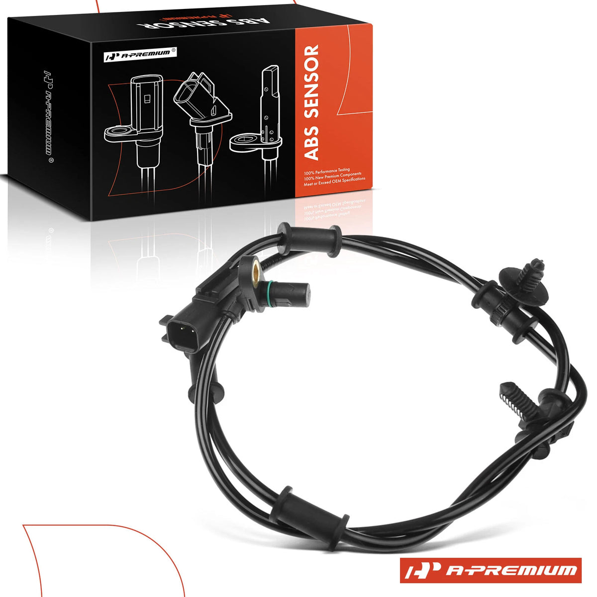 Front ABS Wheel Speed Sensor for Dodge Ram 1500 2500 3500 (2006–2008) 5179964AA, 0265007781, ALS2242