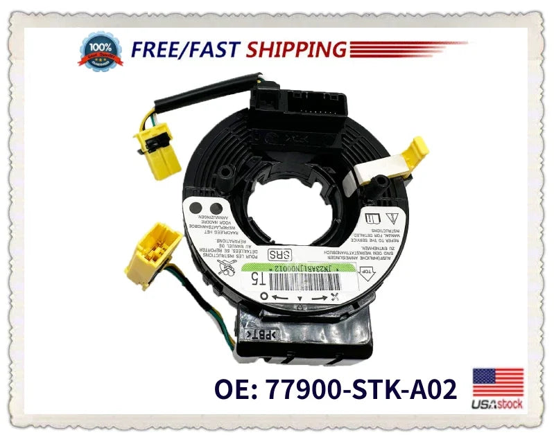 Clock Spring for Honda CR-V (2007–2011) / Honda Civic (2009–2011) 77900-STK-A02