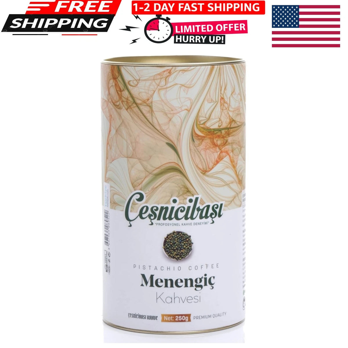 Menengic Coffee for Authentic Turkish Pistachio Coffee (Smooth & Flavorful)
