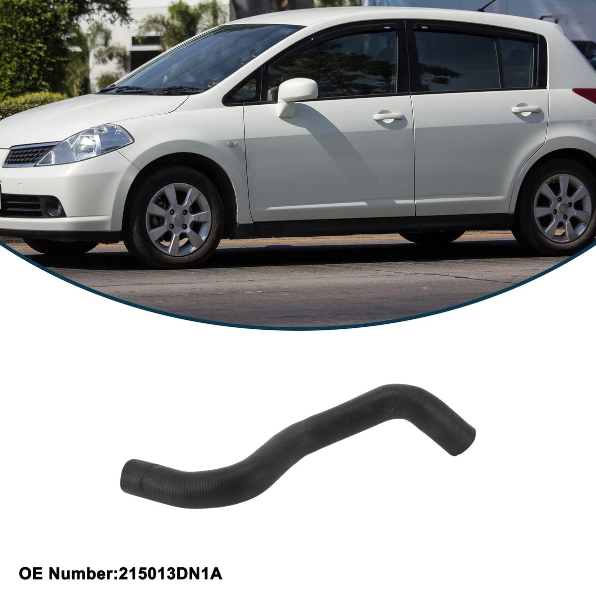 Radiator Hose for Nissan Tiida (2011–2015) No. 215013DN1A Upper