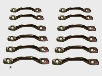 12X Footman Loops Bracket for Jeep Willys MB GPW CJ2A 3A 3B CJ5 M38 M38A1 (7697591)