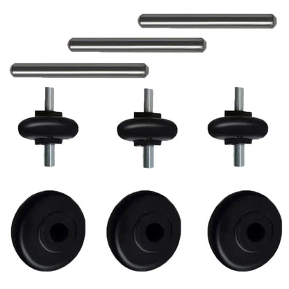 Set of 4 Roller Wheels with Axle for 967435-01