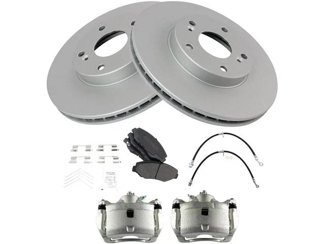 Set of 4 Brake Pads Rotors Calipers for Acura ILX (2014–2015) 11549TRYQ