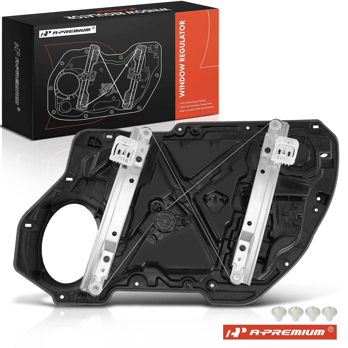 Front Driver Side Power Window Regulator with Panel for Dodge Charger (68103997AA, 752-645)