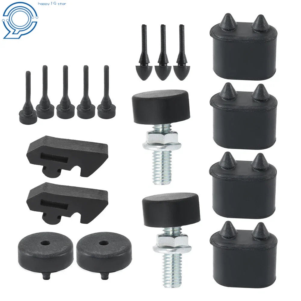 Set of 4 Rubber Hood Adjusters for Chevrolet Camaro (1967–1979)