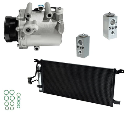AC Compressor Kit With Condenser for Pontiac Montana 3.4L (2001–2001)