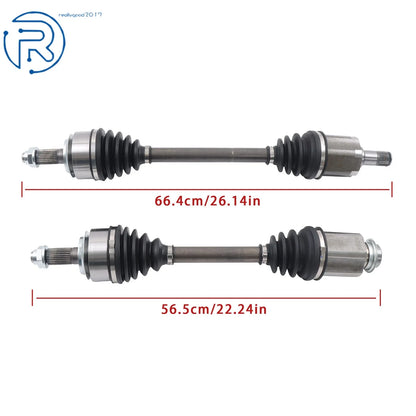 Set of 2 CV Axle Assemblies HO8551 HO8550 for Honda Civic (2016–2020)