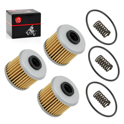 3 x Oil Filter & O-Ring & Spring for Honda CRF150R CRF150RB (2007-2024)
