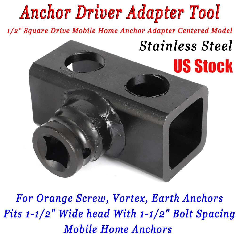 1/2" Ground Earth Utility Eye Mobile Home Hurricane Anchor Driver Tool
