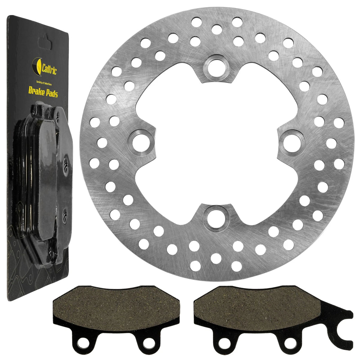 Front Right Brake Disc & Pads for Kawasaki Mule Pro-DX KAF1000 KDF1000 (2016–2026) DS195+MP294 - VS, 43082-Y011