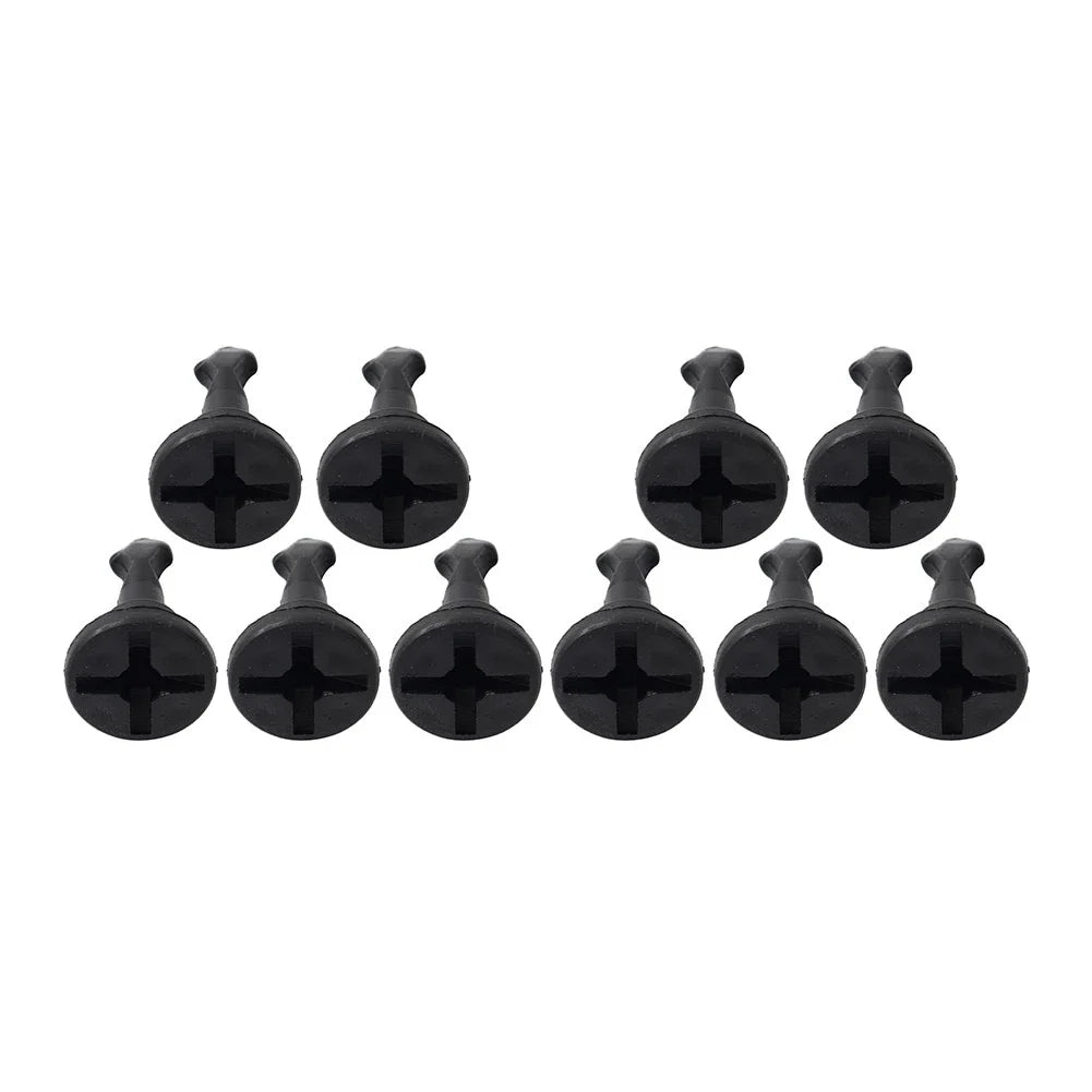 10x Engine Cover Trim Fixing Bolt Clips for Audi Volkswagen 1.8L (N90801101)